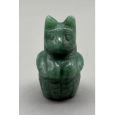 Cat in Cup 1.5 Inch Figurine - Aventurine Cat in Cup 1.5 Inch Figurine - Aventurine