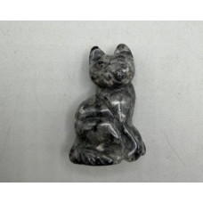 Cat Sitting 1.5 Inch Figurine - Yooperlite