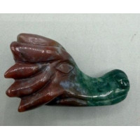 Dragon Head 1.5 Inch Figurine - Fancy Jasper Dragon Head 1.5 Inch Figurine - Fancy Jasper
