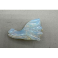 Dragon Head 1.5 Inch Figurine - Opalite Dragon Head 1.5 Inch Figurine - Opalite