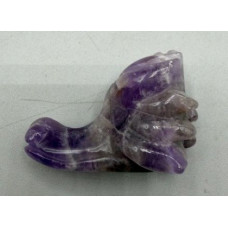 Dragon Head 1.5 Inch Figurine - Amethyst
