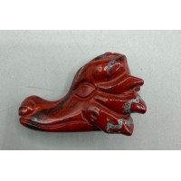 Dragon Head 1.5 Inch Figurine - Rainbow Jasper Dragon Head 1.5 Inch Figurine - Rainbow Jasper