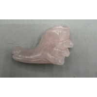 Dragon Head 1.5 Inch Figurine - Rose Quartz Dragon Head 1.5 Inch Figurine - Rose Quartz