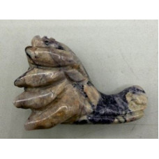Dragon Head 1.5 Inch Figurine - Sunset Sodalite Dragon Head 1.5 Inch Figurine - Sunset Sodalite