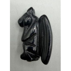 Gargoyle 1.5 Inch Figurine - Obsidian Gargoyle 1.5 Inch Figurine - Obsidian