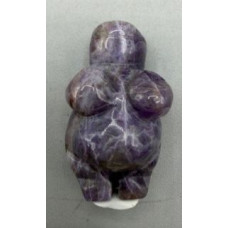 Goddess (Venus of Willendorf) 1.5 Inch Figurine - Amethyst Banded Goddess (Venus of Willendorf) 1.5 Inch Figurine - Amethyst Banded
