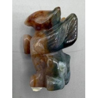 Griffin 1.5 Inch Figurine - Fancy Jasper