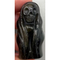 Grim Reaper 1.5 Inch Figurine - Obsidian Grim Reaper 1.5 Inch Figurine - Obsidian