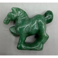 Horse (Mustang) 1.5 Inch Figurine - Aventurine Horse (Mustang) 1.5 Inch Figurine - Aventurine