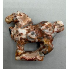 Horse (Mustang) 1.5 Inch Figurine - Crazy Lace Horse (Mustang) 1.5 Inch Figurine - Crazy Lace