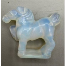 Horse (Mustang) 1.5 Inch Figurine - Opalite Horse (Mustang) 1.5 Inch Figurine - Opalite