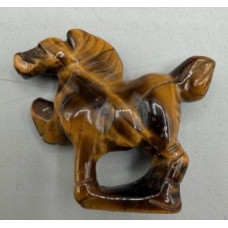 Horse (Mustang) 1.5 Inch Figurine - Tiger Eye