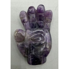Hamsa 1.5 Inch Figurine - Amethyst