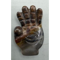 Hamsa 1.5 Inch Figurine - Andalusite