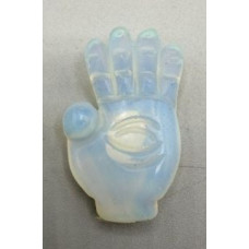 Hamsa 1.5 Inch Figurine - Opalite
