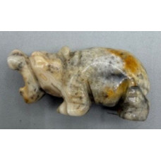 Hippo 1.5 Inch Figurine - Crazy Lace