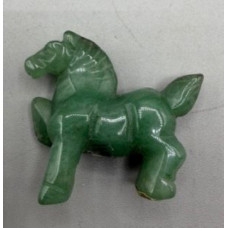 Horse Pacing 1.5 Inch Figurine - Aventurine Horse Pacing 1.5 Inch Figurine - Aventurine