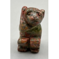 Monkey 1.5 Inch Figurine - Unakite