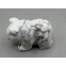 Panda Classic 1.5 Inch Figurine - Howlite White Panda Classic 1.5 Inch Figurine - Howlite White