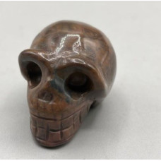 Skull 1.5 Inch Figurine - Andalusite Skull 1.5 Inch Figurine - Andalusite