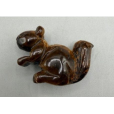 Squirrel 1.5 Inch Figurine - Tiger Eye