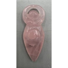 Dancing Woman 1.5 Inch Figurine - Rose Quartz Dancing Woman 1.5 Inch Figurine - Rose Quartz