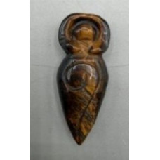 Dancing Woman 1.5 Inch Figurine - Tiger Eye Dancing Woman 1.5 Inch Figurine - Tiger Eye