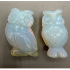 Owl 1.5 Inch Figurine - Opalite Owl 1.5 Inch Figurine - Opalite
