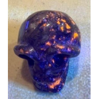 Skull 1.5 Inch Figurine - Yooperlite Skull 1.5 Inch Figurine - Yooperlite