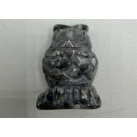 Owl 1.5 Inch Figurine - Yooperlite Owl 1.5 Inch Figurine - Yooperlite