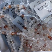 3 mm Faceted Gemstone Stretch Bracelet - 10 pcs pack - Hematoid (Fire Quartz) 3 mm Faceted Gemstone Stretch Bracelet - 10 pcs pack - Hematoid (Fire Quartz)