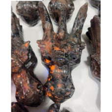 Extra Large Carving - Dragon Head (About 2.5 x 4.5 x 2.5 inch H) - Yooperlite Extra Large Carving - Dragon Head (About 2.5 x 4.5 x 2.5 inch H) - Yooperlite