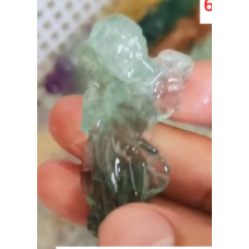 Carvings - Fairy (about 2.25 inch) - Rainbow Fluorite Carvings - Fairy (about 2.25 inch) - Rainbow Fluorite