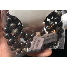 6 mm Gemstone Round Bead Bracelet - 10 pcs Pack - Golden Mica