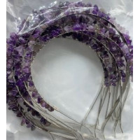 Hair Bands - 10 pcs pack - Amethyst