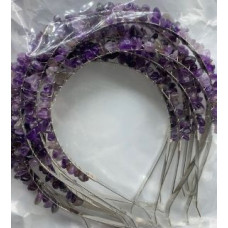 Hair Bands - 10 pcs pack - Amethyst