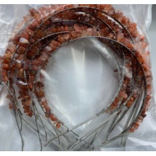 Hair Bands - 10 pcs pack - Carnelian Agate