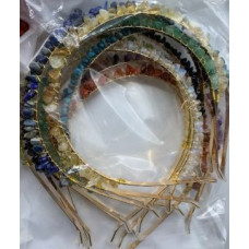 Hair Bands - 10 pcs pack - Mix Stones