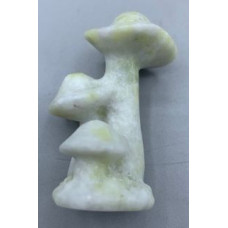 Mushroom (About 2.5 inch H) - Lantian Jadeite (A type of Nephrite) Mushroom (About 2.5 inch H) - Lantian Jadeite (A type of Nephrite)