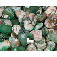 Large Gemstone Heart - Green Sakura Agate (1.75 x 2.25 inch) Large Gemstone Heart - Green Sakura Agate (1.75 x 2.25 inch)
