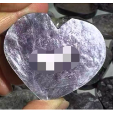 Large Gemstone Heart - Mica Mozambique (1.75 x 2.5 inch)