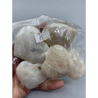 Large Gemstone Heart - Moonstone (2 - 2.5 inch) - 5 pcs Pack Large Gemstone Heart - Moonstone (2 - 2.5 inch) - 5 pcs Pack