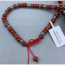 Rondelle (6x4mm) - Drawstring - with Stainless Steel Beads and Gemstone - 10 pcs packs - Red Jasper Rondelle (6x4mm) - Drawstring - with Stainless Steel Beads and Gemstone - 10 pcs packs - Red Jasper