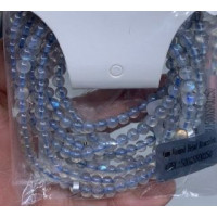 3 - 4 mm Gemstone Round Bead Bracelet - Labradorite (AA Grade) - 10 pcs Pack