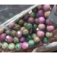 6 mm Gemstone Round Bead Bracelet - 10 pcs Pack - Lepidolite and Chrysocolla 6 mm Gemstone Round Bead Bracelet - 10 pcs Pack - Lepidolite and Chrysocolla