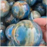 Gemstone Sphere - Blue Onyx (About 2.5 inch)