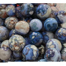 Gemstone Sphere - Blue Sakura Agate (about 2.5 inches)