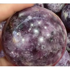 Gemstone Sphere - Lepidolite (About 2.5 inch)