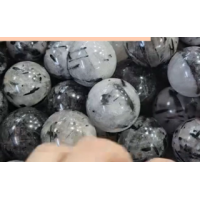 Gemstone Sphere - Tourmaline in Quartz (About 2 inch)