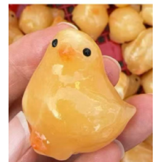 Bird - About 1.25 inch Figurine - Yellow Calcite